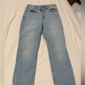A&F high rise mom jeans